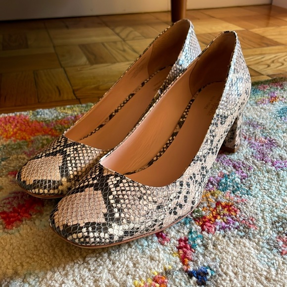 Kate Spade Kylah Snake Skin Heels.  Classic - Picture 1 of 8